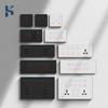 For Tuya Smart WiFi Glass Touch Panel with 4-Way Switch 10A Max. Current for Light Curtains Dimming Fan Control-Combi