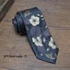 Men's Elegant Floral Pattern Tie: Fashionable Wedding & Banquet Accessory