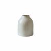 French Design Vase Elegant Pale Stoneware Ideal Gift Tabletop Flower Holder Retro Small