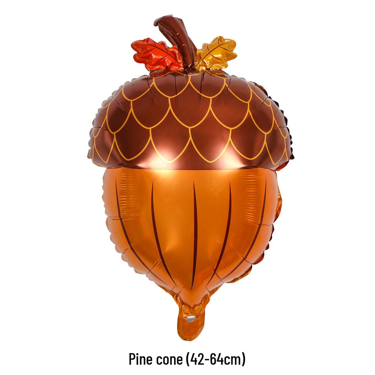 

Фольгована повітряна куля у формі листка для прикраси вечірки до Дня подяки