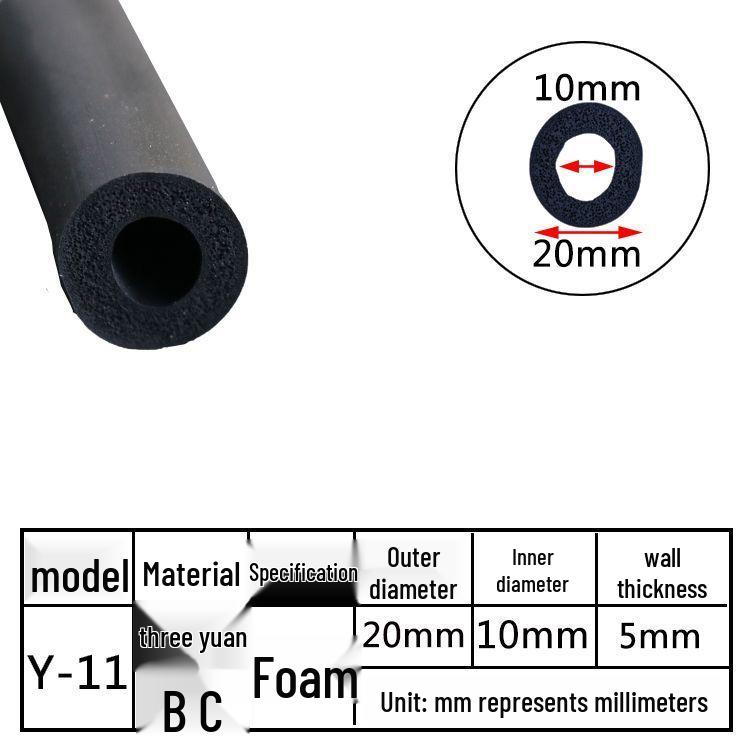 EPDM Hohlprofil-O-Ring-Dichtungsstreifen: Staubdichter, stoßdämpfender, kollisionssicherer Schwammrohr