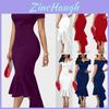 Elegant 2023 Autumn Fashion Women's V Neck Off Shoulder Short Sleeve A Line Dress