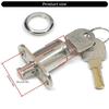 Stainless Steel Cabinet Lock High Security Sliding Door Lock Cylinder for Sliding Door Cabinet Drawer Applications