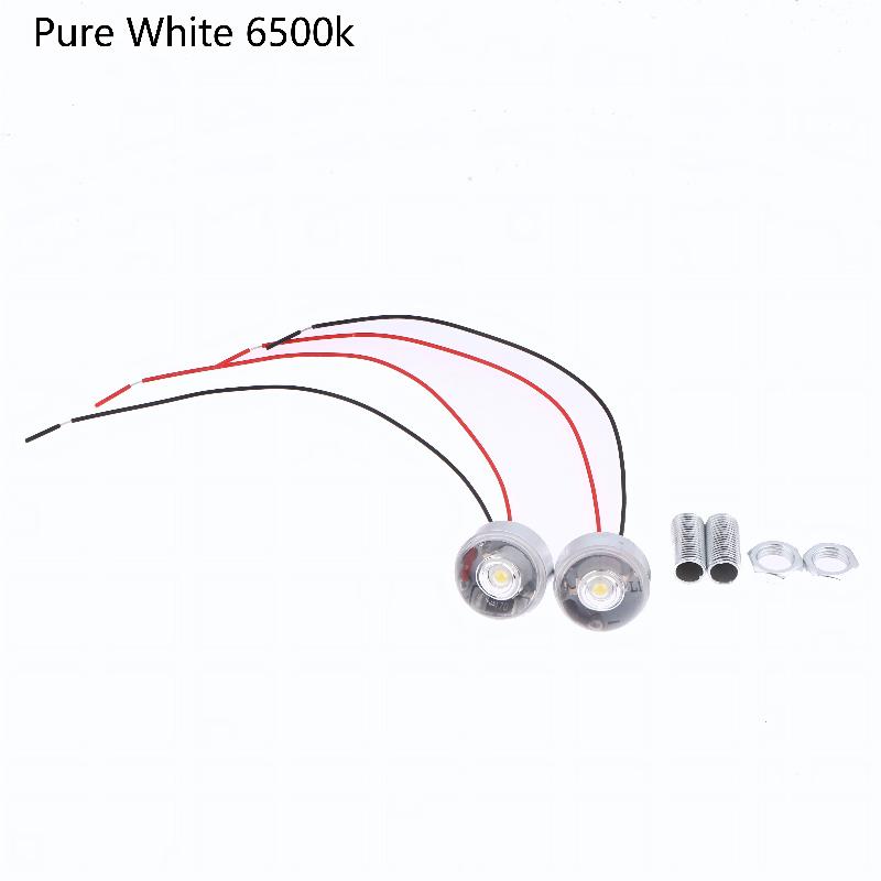 12V LED Bulb Lamp Mini Recessed Downlight 3000/6500K Warm/Pure White For Cabinet Car RV Cabinet Surface Mounted Spotlight