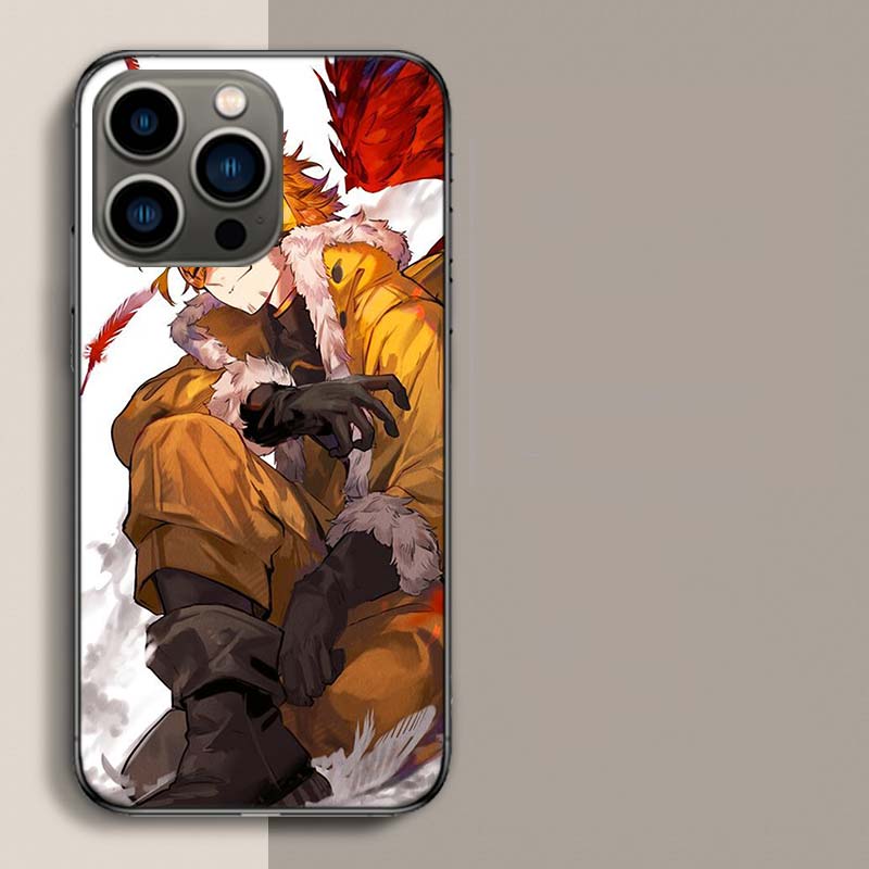 Anime MHA Hawks BNHA Phone Case For Iphone 17 Air 15 Pro 14 Plus 16 Pro Max 17E 16E 12 13 Mini 11 Cover Cute Fundas