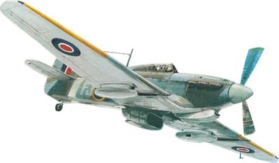 AZ Model British Hawker Hurricane 40mm Cannon Plastic Model AZM7306 1/72 Mk.4