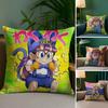 Cartoon Dr S-Slump Arale Pillow Case Printed Brushed Fleece Pillow Baby Skin-Touch Eco-Friendly Dye-Sublimat