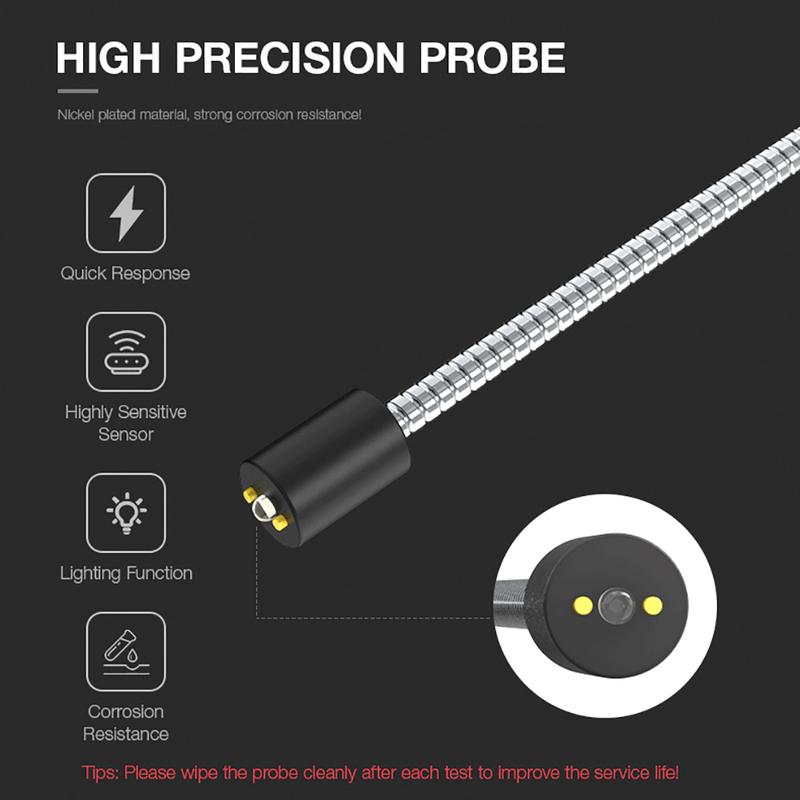Hydraulic Oil Moisture Analyzer High Precision Brake Liquid Detector Brake Fluid Inspection Tool Oil Quality Checker for Vehicle
