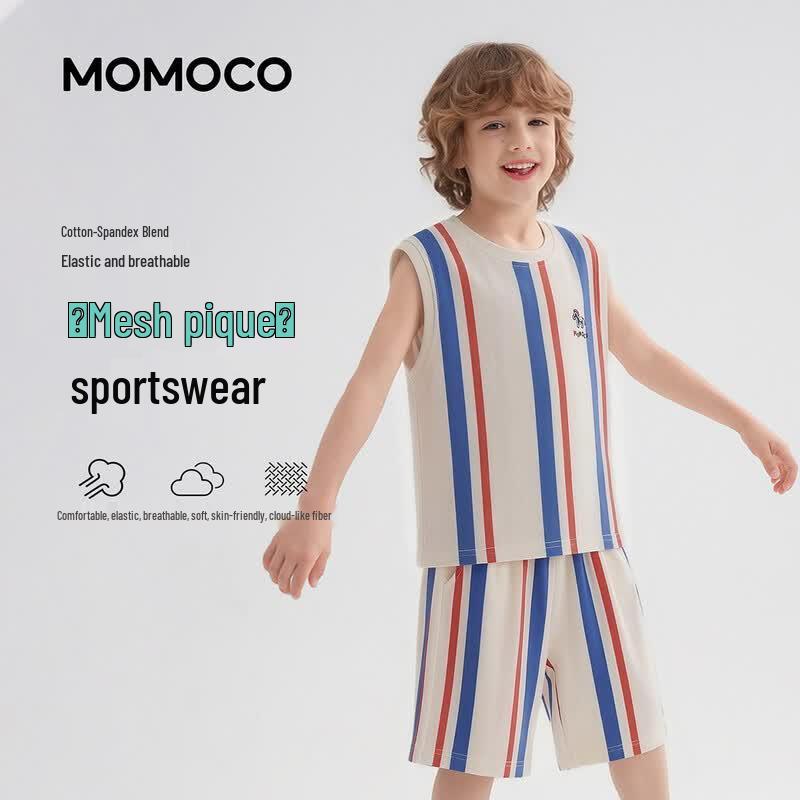 Летний повседневный комплект для мальчиков MOMOCO 110