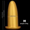 Gold Oversized Silicone Anal Plug - Extra Large Butt Plug for Men Women, Anal Stretching BDSM Adult Sex Toy