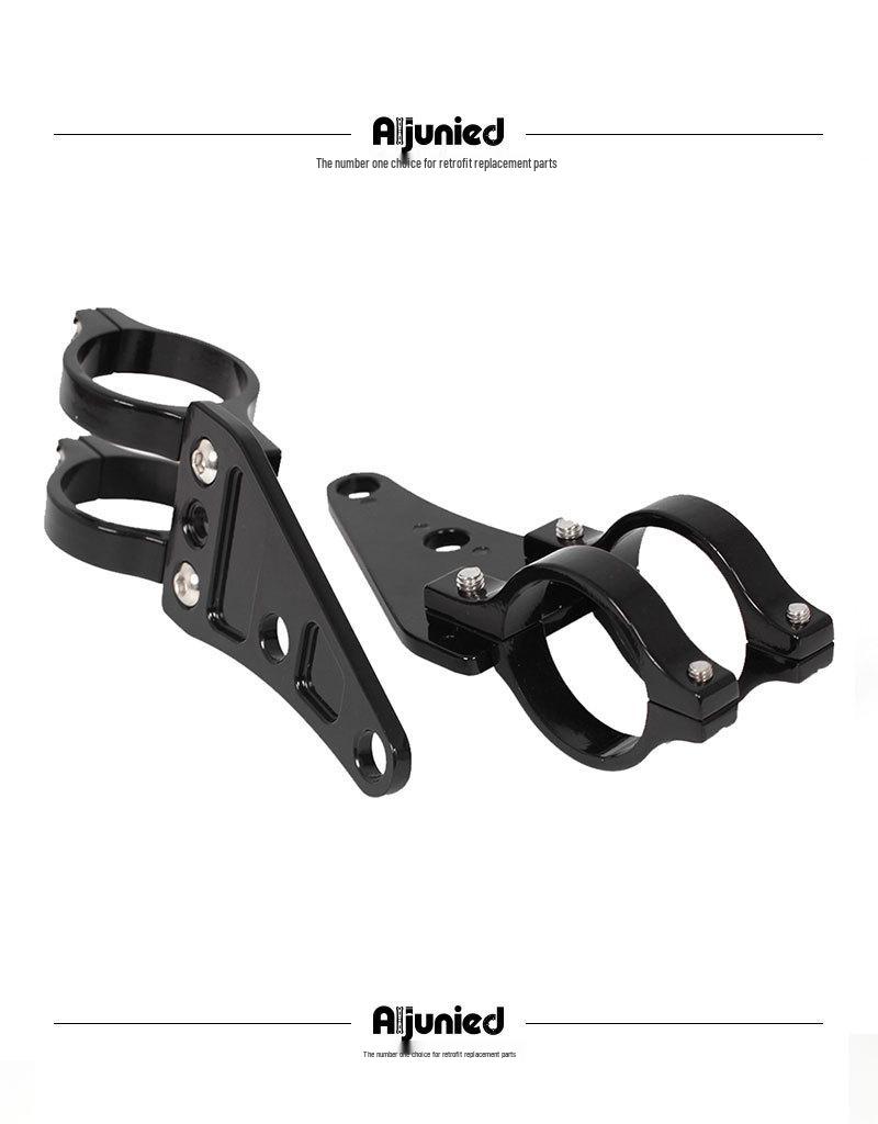 41mm Vintage Motorcycle Fork Headlight & Shock Absorber Mount Bracket