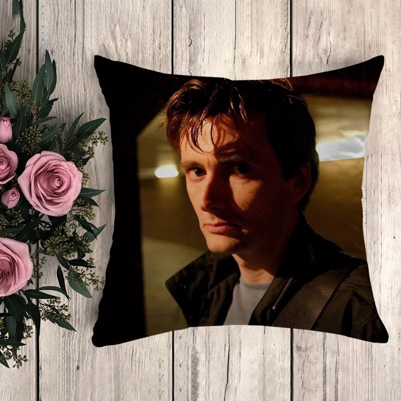 Kissen David Tennant Dekorative Kissenbezüge für Kissen 45x45 Kissenbezüge Sofakissen Kissenbezug Deko 40x40 Autodekoration