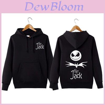 Vor dem Albtraum Weihnachten Jack Paar Passender Hoodie Sweatshirt Pullover