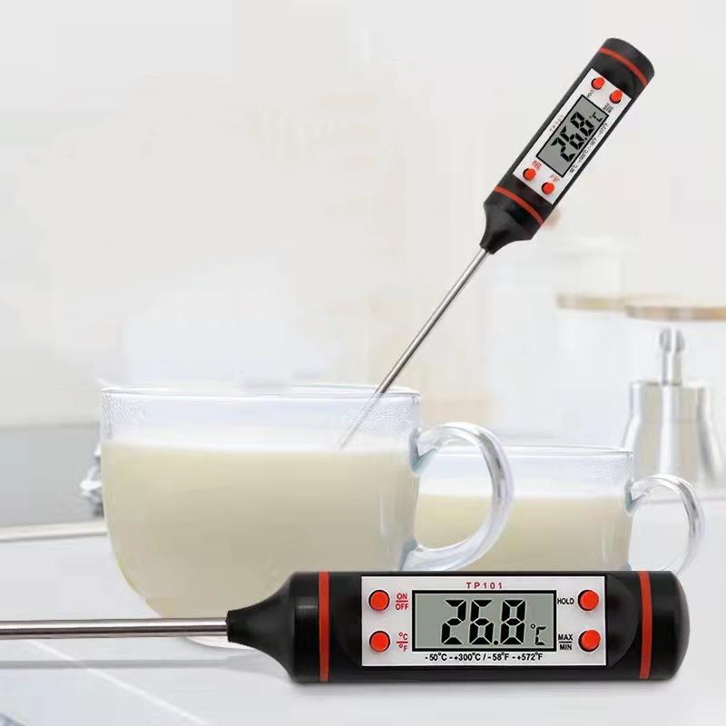 Digitales Thermometer für die Küche, zum Backen von Lebensmitteln, Kerzenherstellung, elektronische Sonde, Digitalanzeige, Flüssigkeitsgrill, brennendes Wachsthermometer