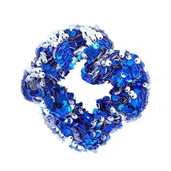 Buy Valiclud Hair Scrunchies for Girls Glitter Glitter Hair Elastics for Women and Girls