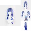 Genshin Impact Ganyu Aqua Blue Gradient Long Wig For Stunning Cosplay Events