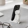 Bay Window Display Stand 3D Printed Mobile Phone Holder, Cute Dog Shape Desktop Holder with Stable Base, Artistic Decoration for Home Office Niche Art