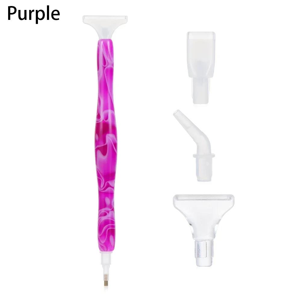 5D Double Head Diamond Painting Pen Resin Point Drill Pen With Replace Pen Head DIY Cross Stitch Sewing Embroidery Accessories