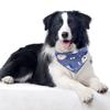Adjustable Dog Bandana Scarf Dog Accessories Dog Print Pattern Cotton Washable Dog Bibs Summer Pet Dog Grooming Accessories S/L