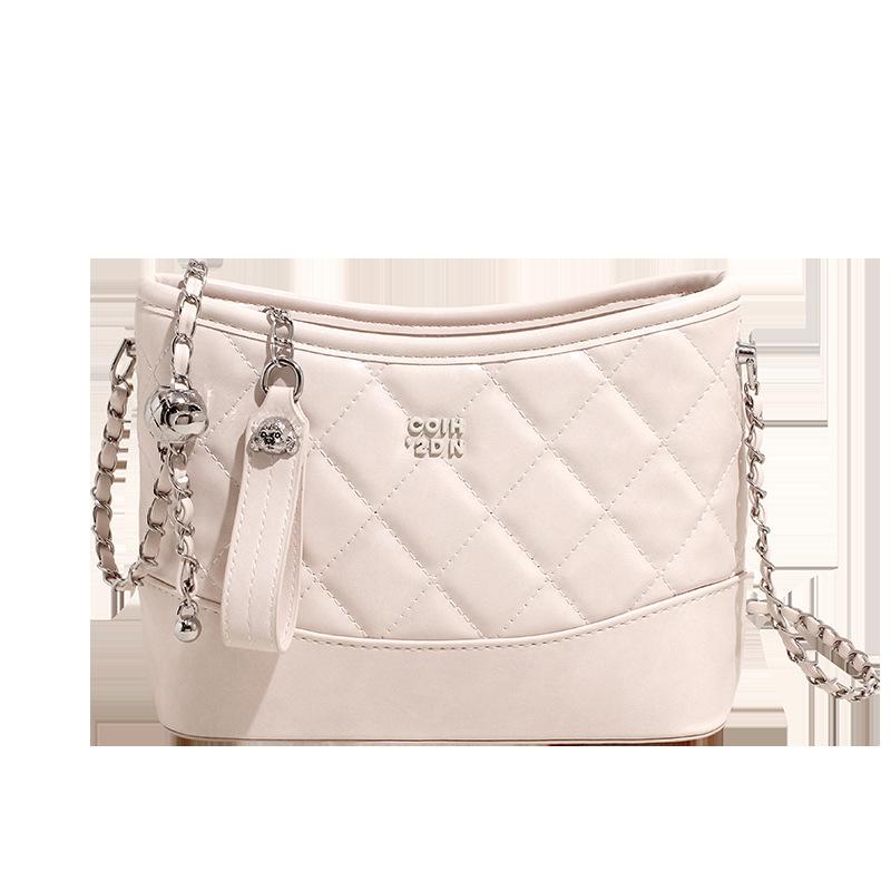 New Large-capacity Bag Female Sen Moe Trendy Diamond Chain One Shoulder Crossbody Women's Bag Simple Underarm Bag