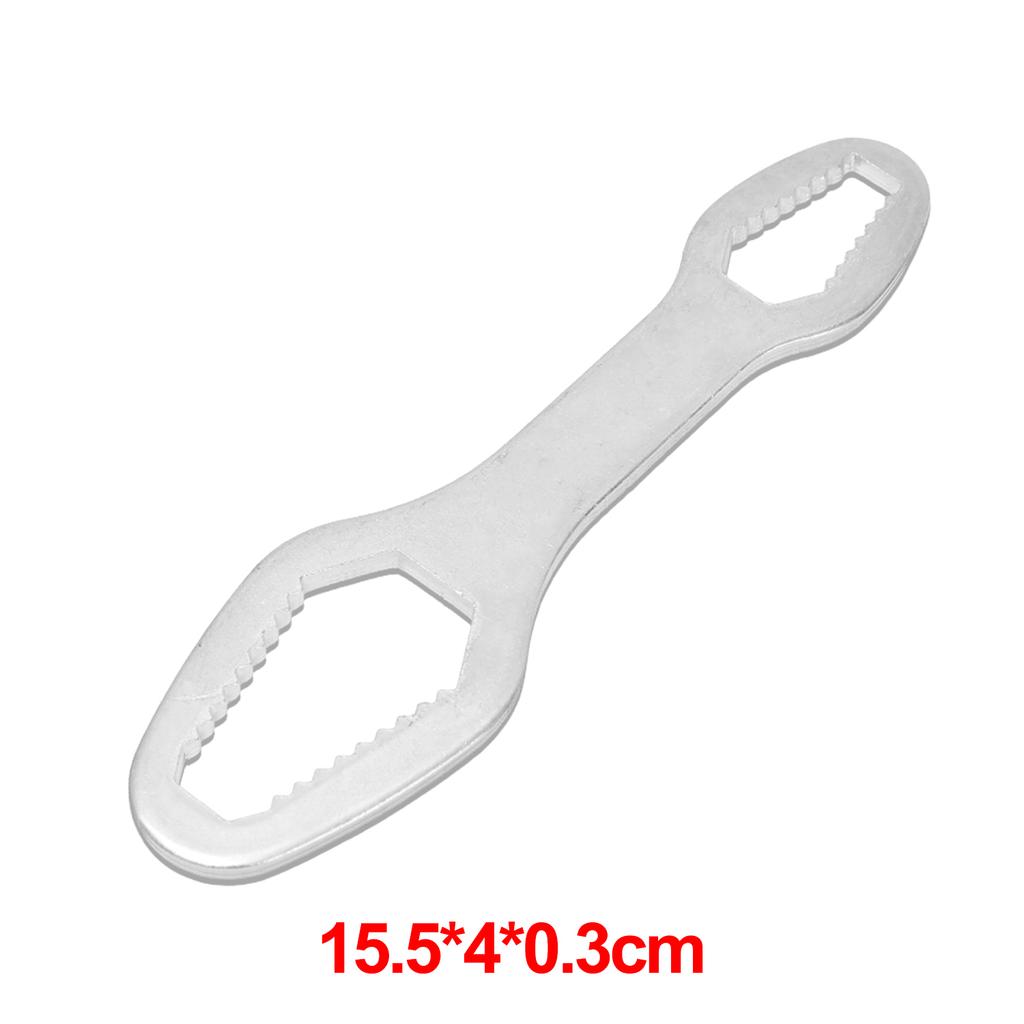 Self-tightening Adjustable Glasses Wrench 8-24mm Universal Multi-functional Double-ended Plum Spanner Hand Tool for Auto Repair