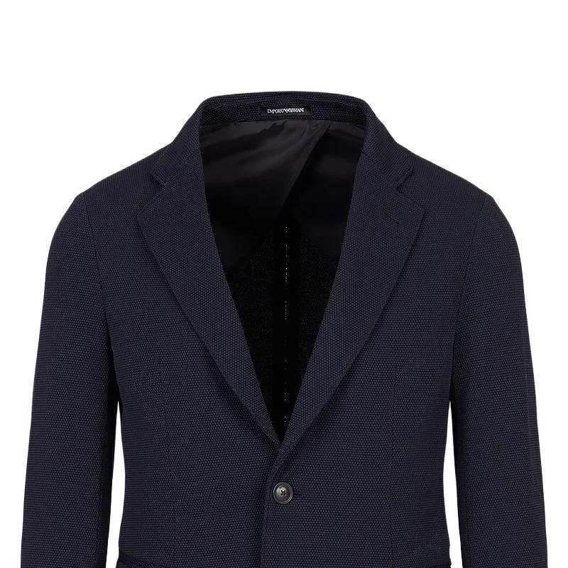 Emporio Armani Business Suit Coat Men's Marine Blue D41G37-D1472-1922