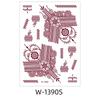 Red Mehndi Stickers Henna Tattoo Stickers Lace Fake Tattoo Body Art Sticker  Women/Lady