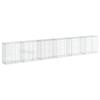 VidaXL Panier gabion avec couvercle 600x50x100 cm fer galvanisé, mur en gabion, mur de soutènement en gabion, clôture en 3295147