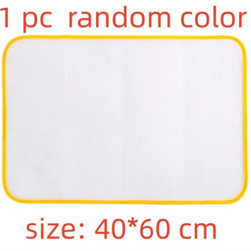 

1 шт. защитный изоляционный чехол для гладильной доски, ткань, противоударный коврик, защитная сетка для прессования, случайный цвет, термостойкие коврики для прессования