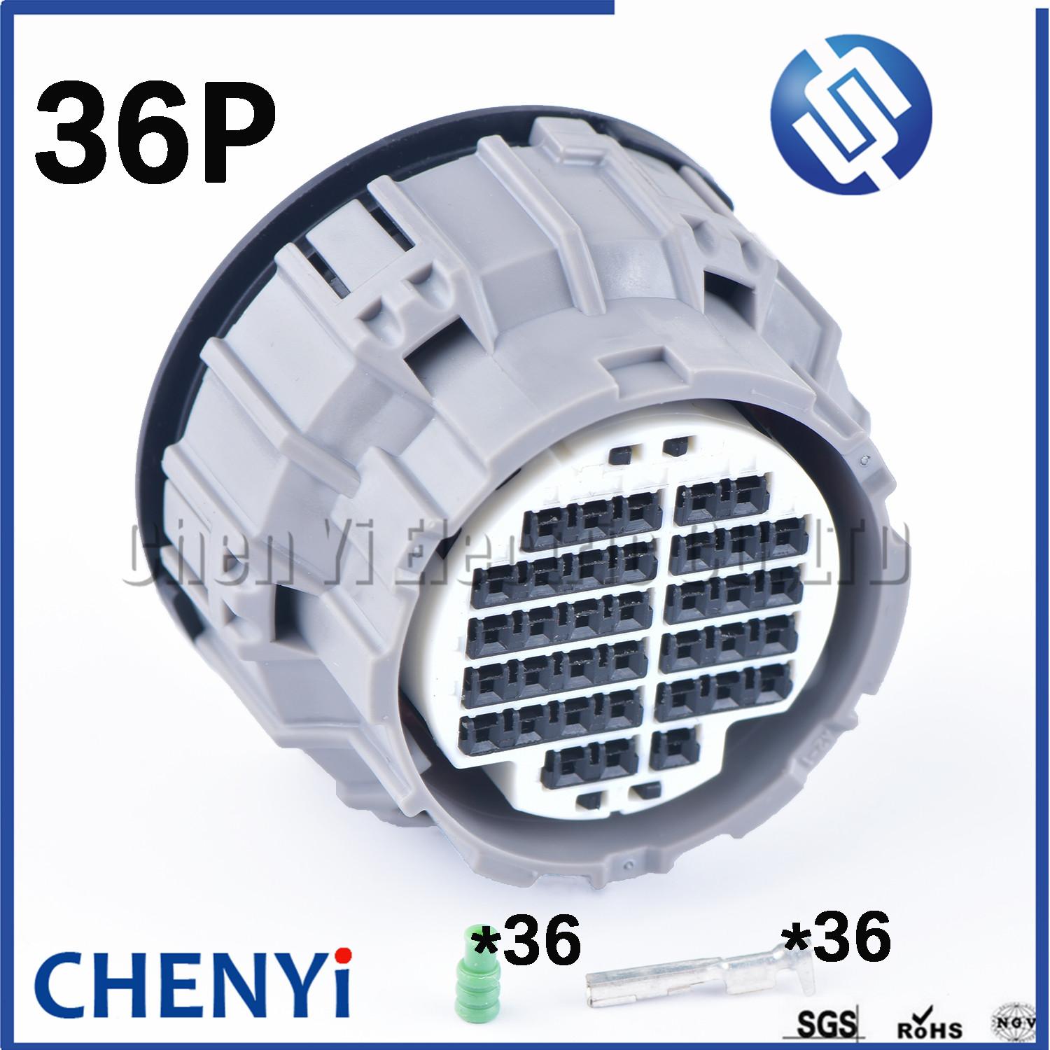 36 Pin female or male Auto waterproof connector gearbox body plug Motor Control Connector 7287-1065-30 For Nissan 7287-9871-40 1 Pcs
