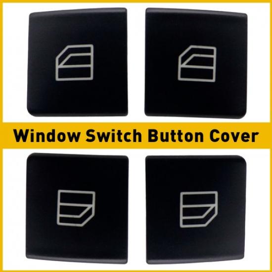 

Car Door Window Armrest Switch Button Cover Trim For Mercedes Benz GLK C-Class