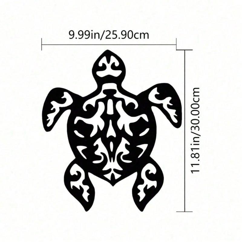 

Vintage Metal Sea Turtle Wall Decor Peel Stick Ocean Art Coastal Theme Home Gift TY4310 різнокольоровий