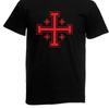Herren T-Shirt L Jerusalemkreuz L Größe bis 5XL