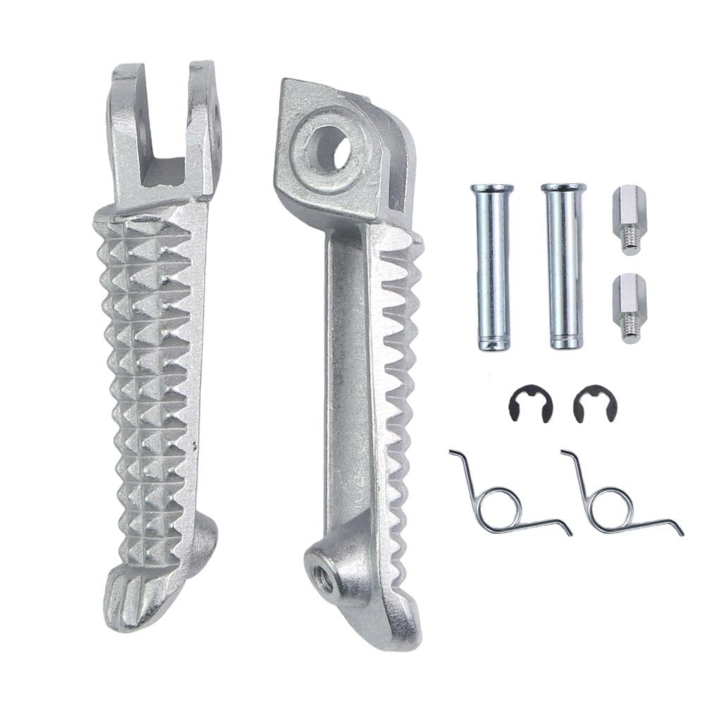Front Footrests Foot Pegs For Yamaha YZF R1 1998-2025 R1S R1M 2015-2024 YZF R6 2003- YZF R6S 2003-2009 Motorcycle серебряный