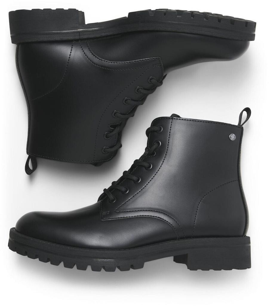 Ботинки Jack & Jones на шнуровке черные
