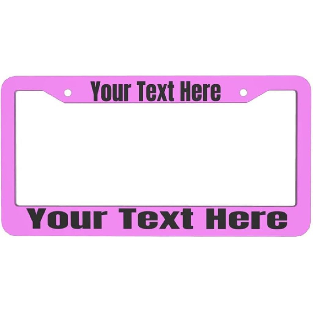 License Plate Frame Personalized License Plate Frame for Cars License Plate Frames Customized Design License Plate Holder Customize Funny Car