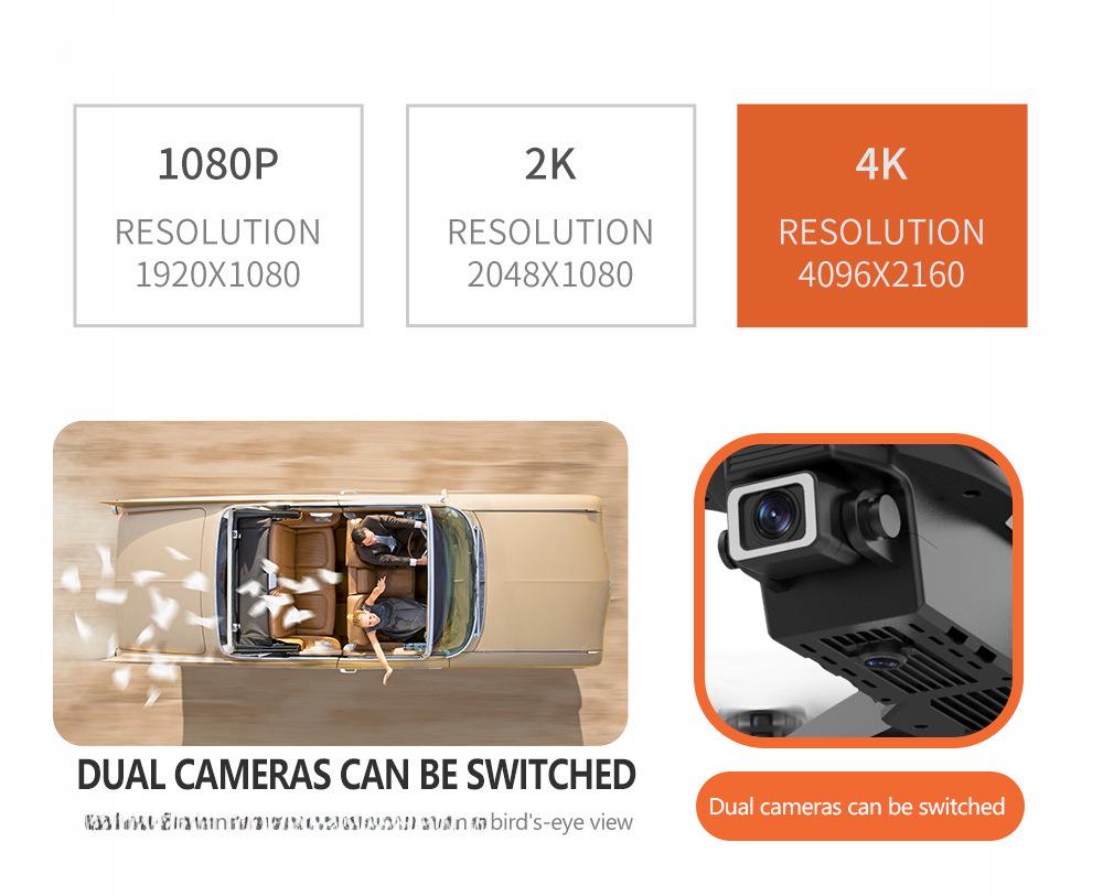 E88PRO 4K Dual Camera Drone with Long-Endurance and Altitude Hold