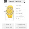 Simple Brand Analog Large Date Gift for High School Students Men's Watch, Design, Silicone, Sports, Waterproof, Stylish, Casual, Name, Quartz,