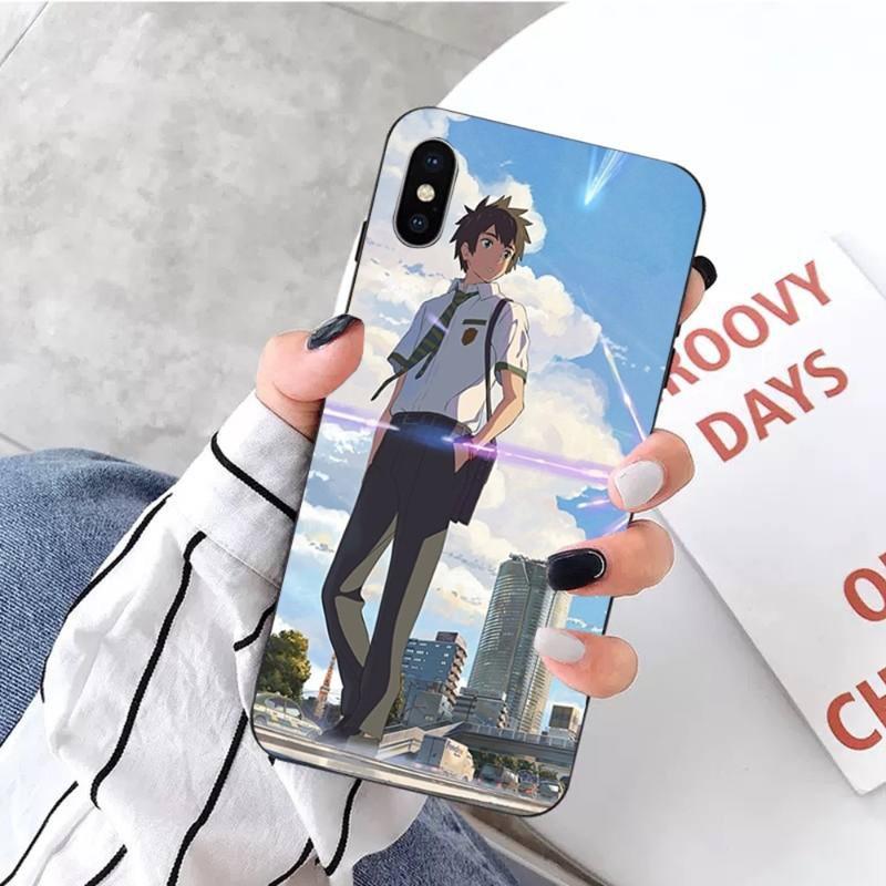 Dein Name Japan Handyhülle Für IPhone 14 13 12 11 XS X 8 7 6 Plus Mini Pro Max SE 2022 Weiche Schwarze Handyhülle