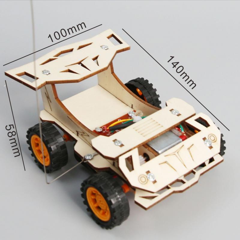Technology Small Production DIY Wireless Remote Control Car Science Experiment STEM Education Manual Science And Education Supplies