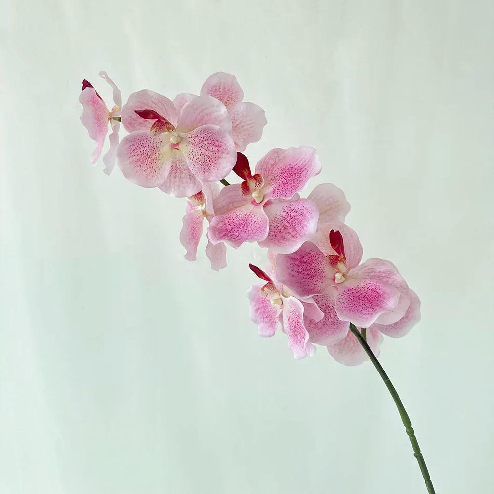 4Pcs Artificial 9Heads Phalaenopsis Silk Flower for Home Decoration Fake Flowers Butterfly Orchid Party Wedding Floral Ornaments