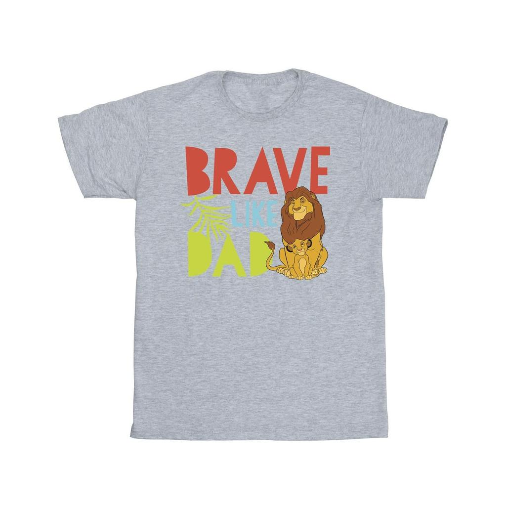 Disney Mens The Lion King Brave Like Dad T-Shirt