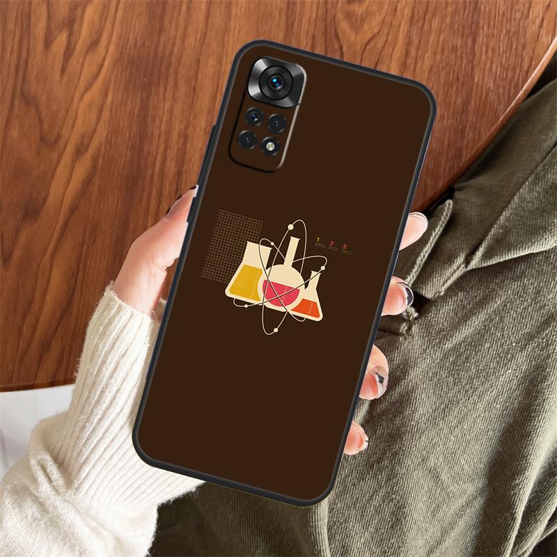 Science Biology Laboratory Case For Xiaomi Redmi Note 13 14 Pro 12 11 10 15 Pro Plus Redmi 15 C 13 10C 12C 13C 14C Cover