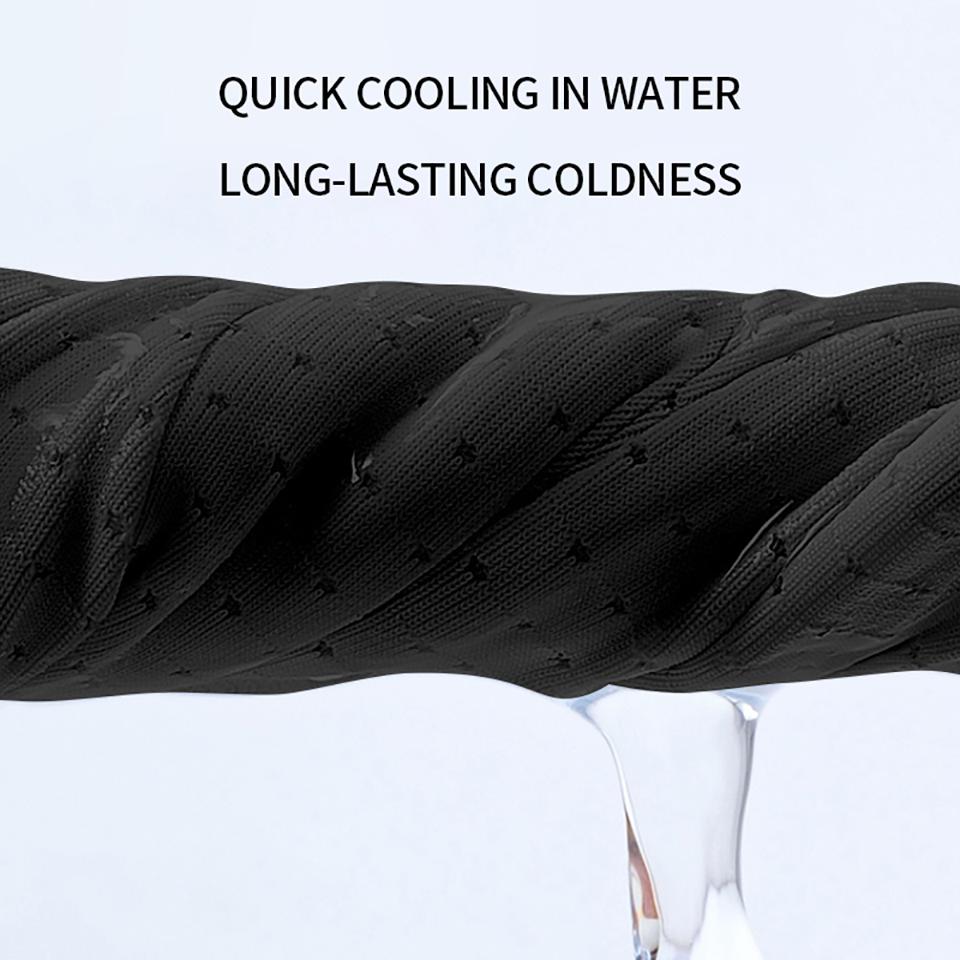 Summer Ice Silk Wrist Guards High Elasticity Sweat Absorbing Sports Wristbands for Tennis Badminton Fitness