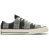Converse Chuck 1970s Comfortable and Versatile Low-Top Espadrilles Unisex Black Grey