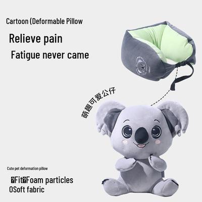 Koala 2-in-1 Transformable U-Shaped Neck Pillow