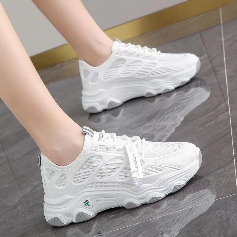 Dad Shoes Women's New Women's Shoes Summer Breathable Mesh Shoes White Shoes Mesh Thin Sneaker Women