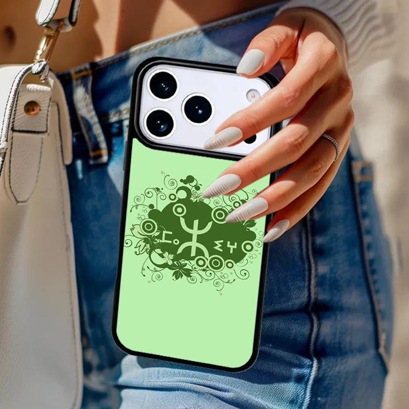 Amazigh Berber Flag Phone Case For iPhone 17 Air 14 15 13 12 Max Cover For Apple 14 15 16 16e 11 Pro Max Plus Coque