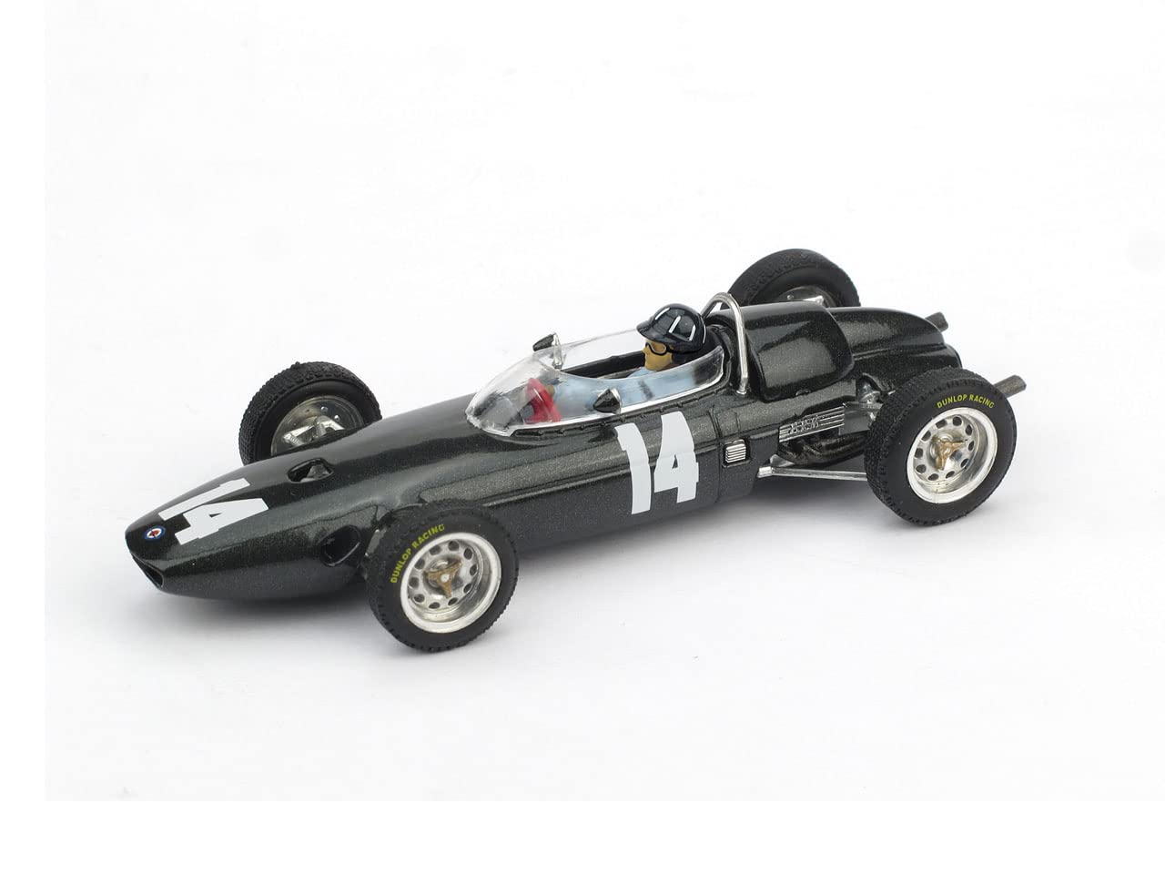 

Brum BRM F1 P57 Гран-при Италии 1962 Победитель Чемпион мира Грэм Хилл Фигурка в комплекте BRUMM FERRARI GP ITALIA ГРЭМ ХИЛЛ 1/43 [Б/у] чёрный