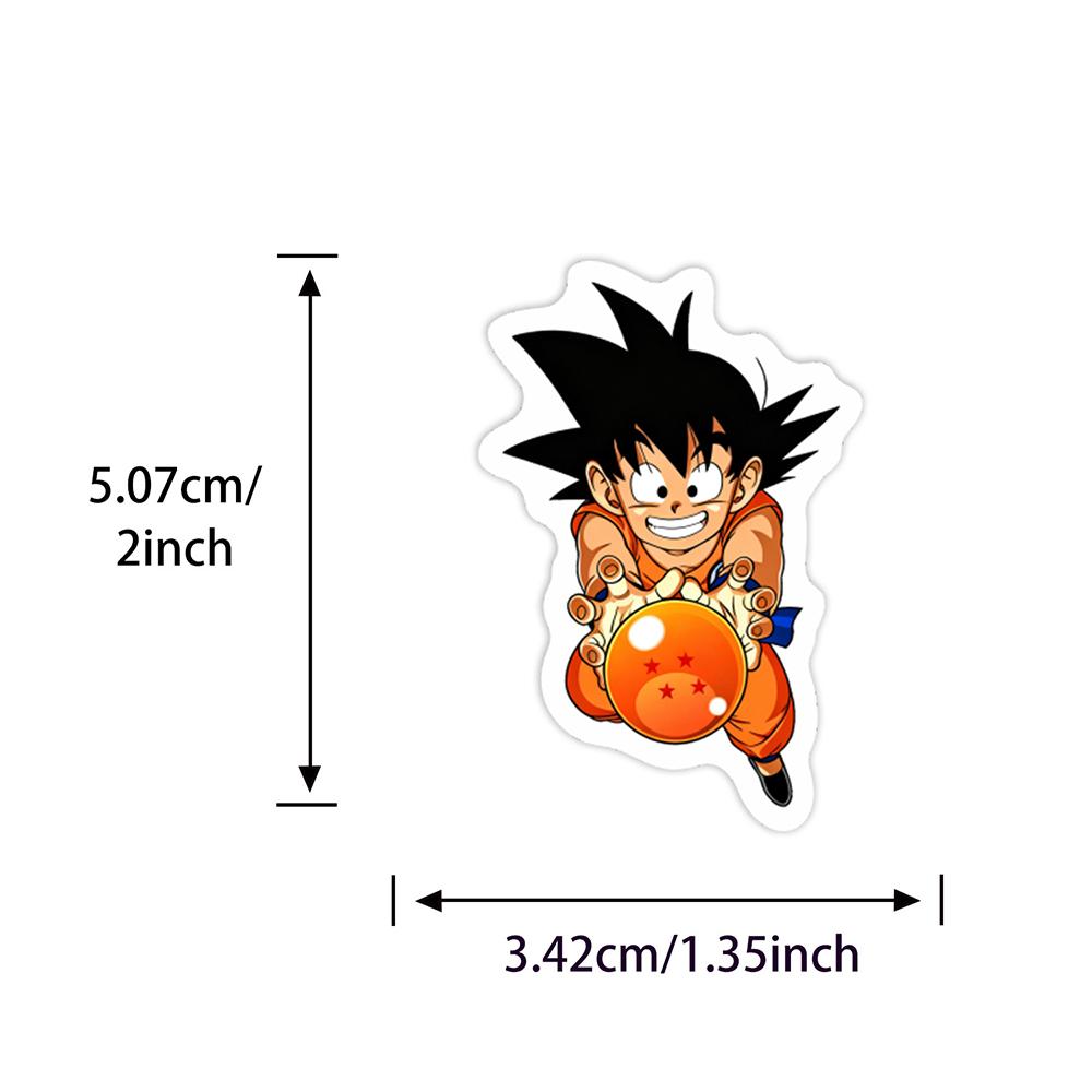 10/30/60pcs Anime Dragon Ball Stickers Cartoon Graffiti Decals DIY Laptop Phone Car Skateboard Diary Waterproof Sticker Toys